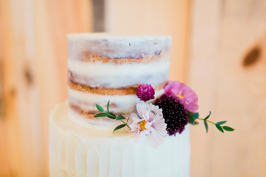 Simple wedding cake near Johns Creek, GA