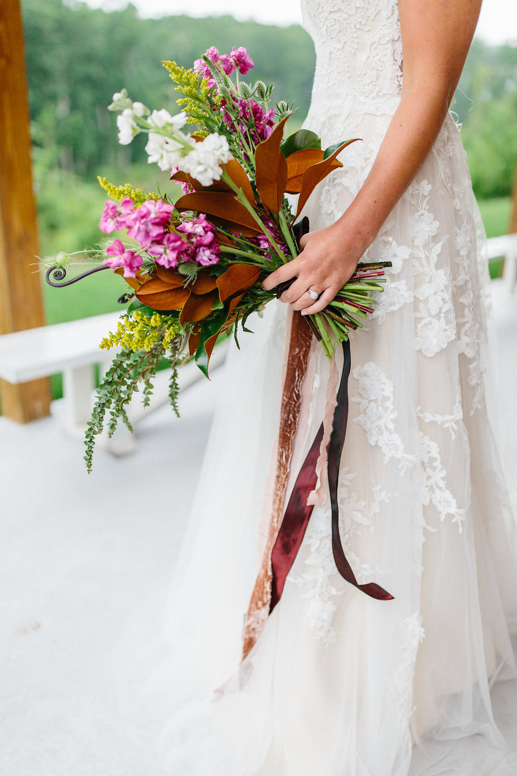 Elegant local flower wedding bouquet by Stems Atlanta